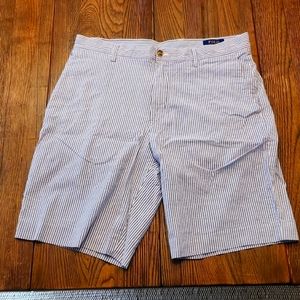 Ralph Lauren Seersucker Shorts Size 32